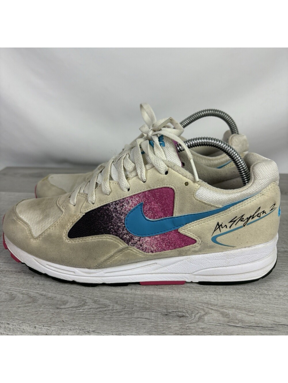 Nike Air Skylon 2 – White / Blue Lagoon / Active Fuchsia – Men’s 9.5